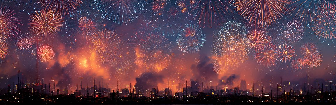 Dynamic firework bursts captured in high resolution with space f